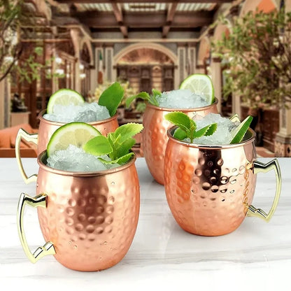 VASO MOSCOW MULE ORO ROSA