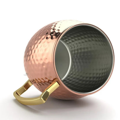 VASO MOSCOW MULE ORO ROSA