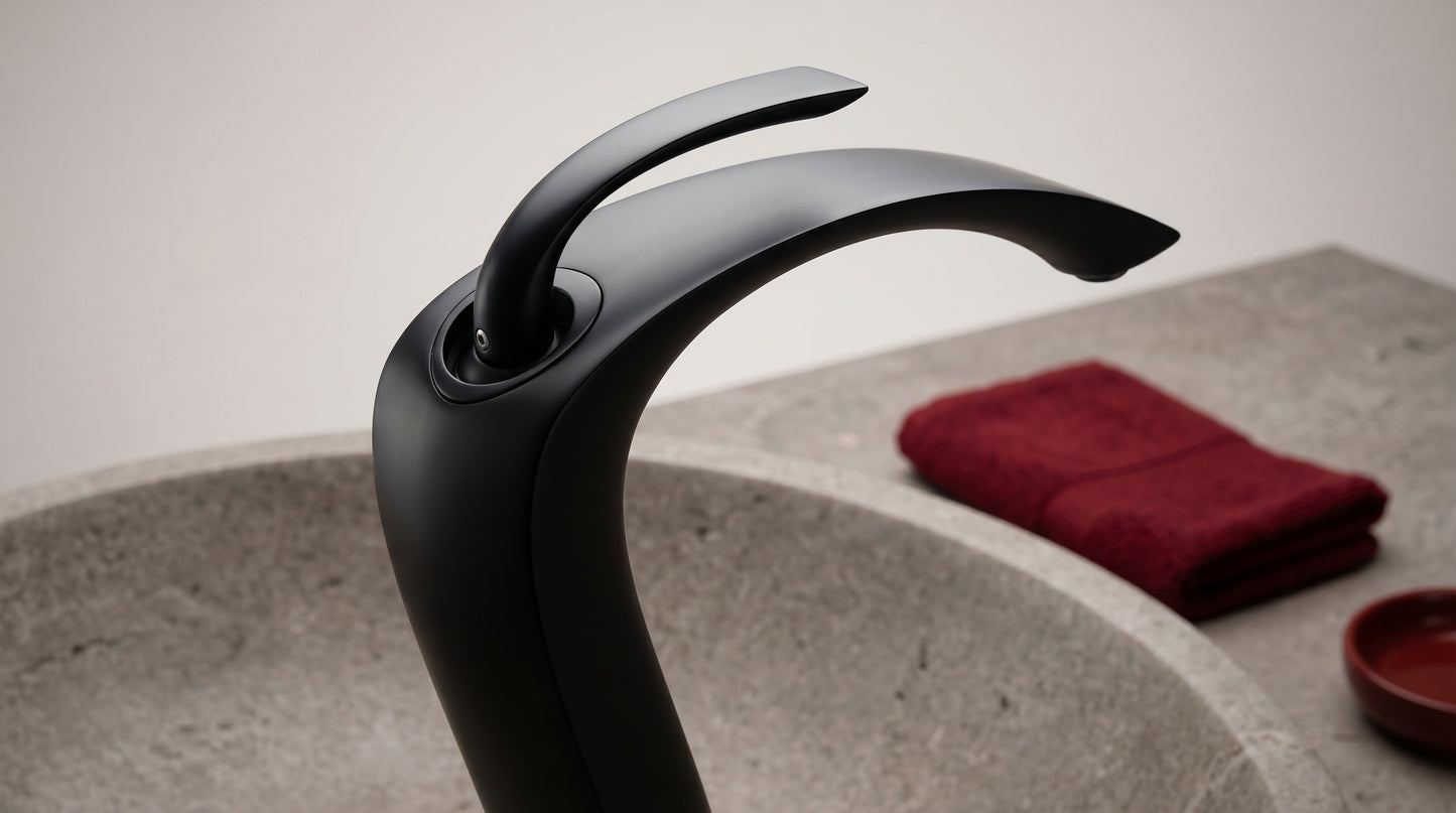 GRIFO MEZCLADOR ALTO DE LUJO PARA LAVAMANOS LÍNEA SORPHEE
